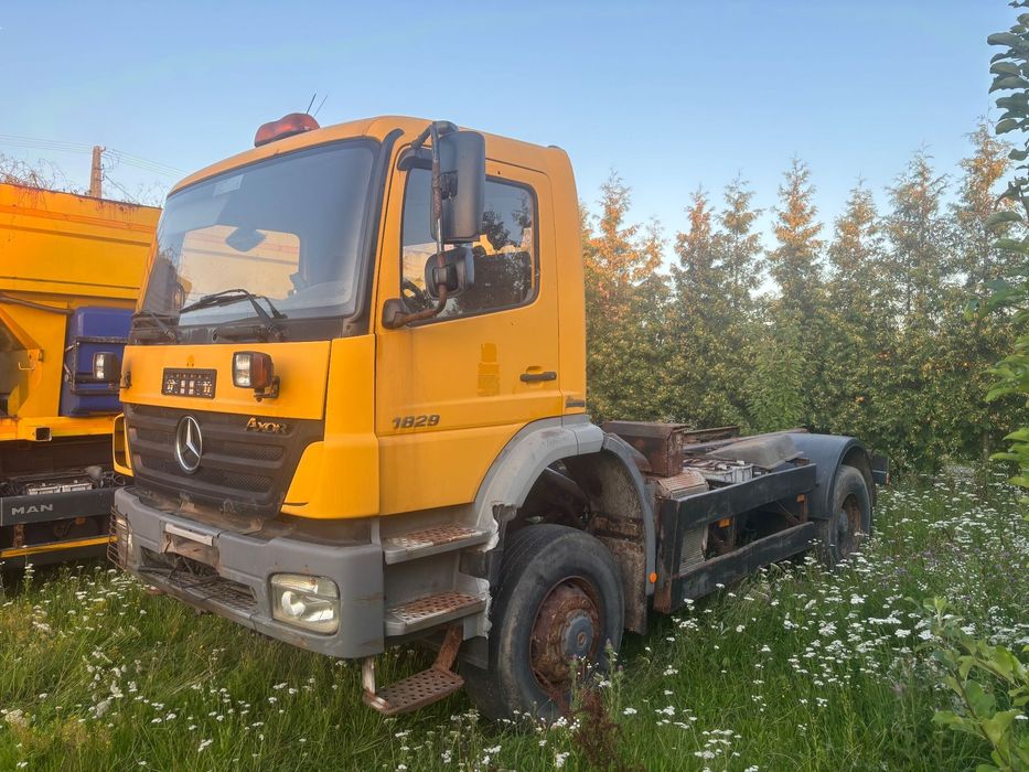 Mercedes-Benz Axor 1829 4x4 rama  Mercedes axor 4x4 1829 rama do zabudowy wywrotka piaskarka