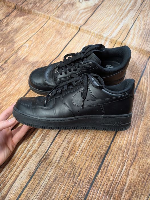 Czarne buty Nike air force 07 low sneakers