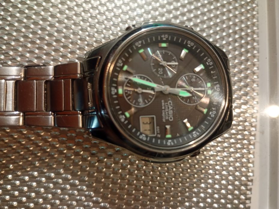 Unikat atomowy Casio Lineage LIW-500 Multi Wave Ceptor Tough Solar Chrono 4717