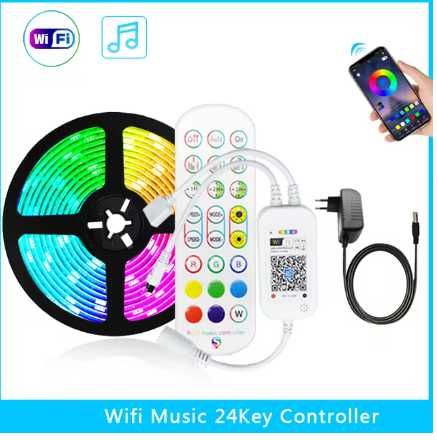 Fita Leds RGB Comando/Wifi desde 12€