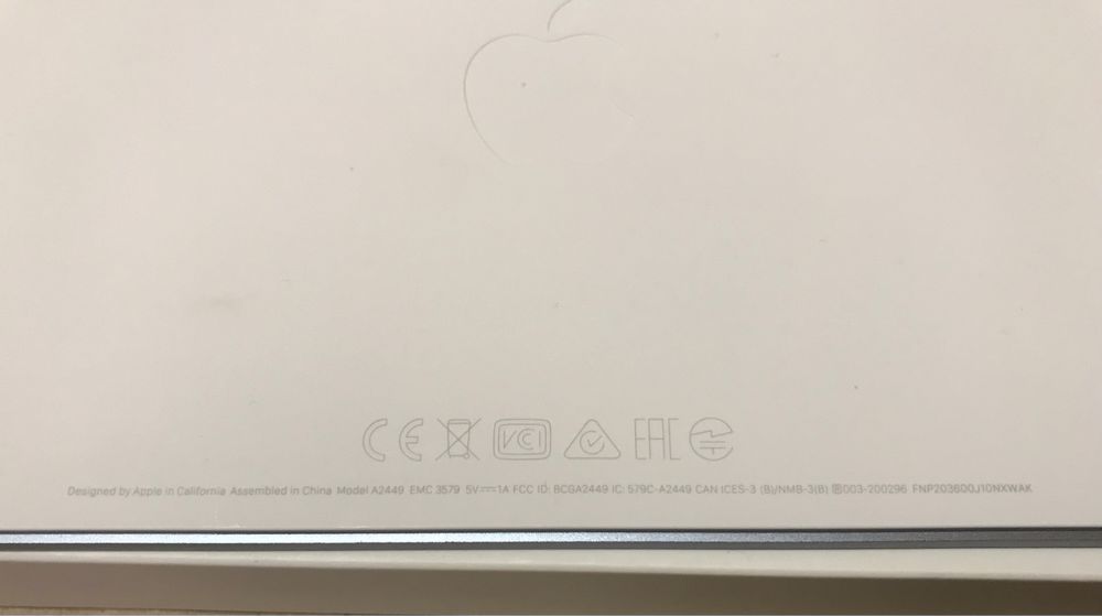 Клавіатура Apple Magic Keyboard 2 модель a2449 з Touch ID у відмінному стані 2021р, кирилиця, колір blue