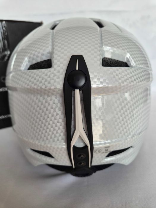 Kask narciarski Black Crevice Kitzbuhel Shiny White Carbon M 57-58cm