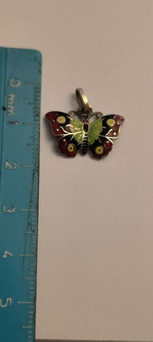 Pendente em prata borboleta