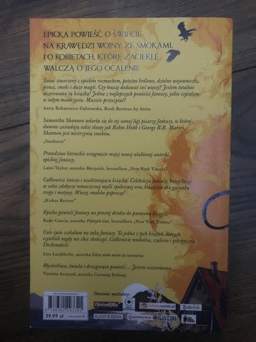 "Zakon drzewa pomarańczy" tom 1 Samantha Shannon