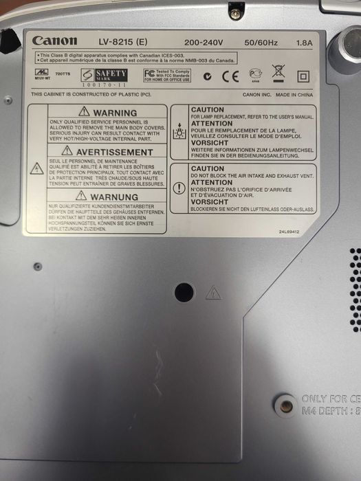 Projektor Canon LV-8213 E Biały