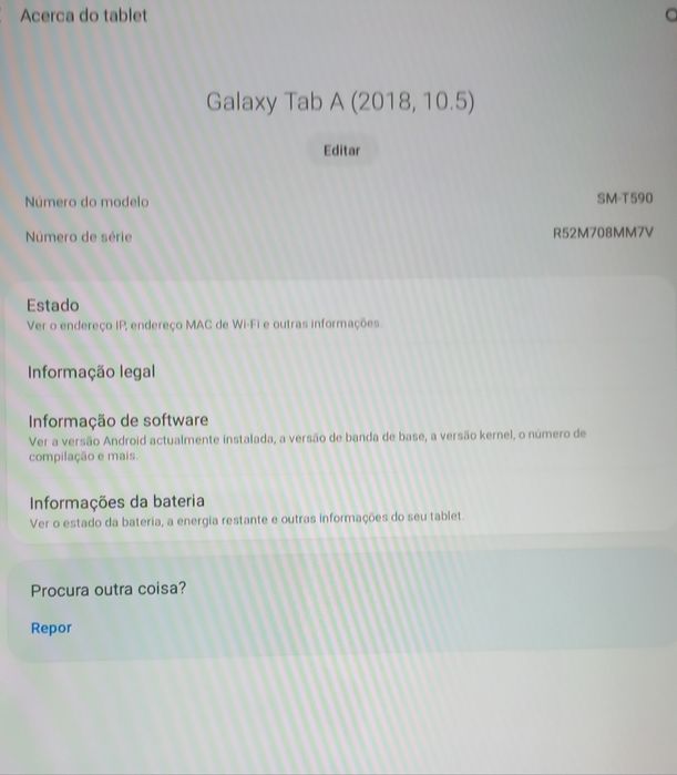 Tablet Samsung Galaxy10.1