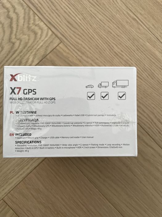 Kamera samochodowa  Xblitz X7 GPS full hd