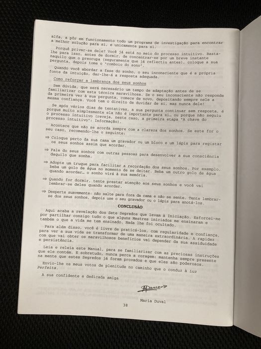 Livro "O Grande Manual Secreto dos Iniciados", por Maria Duval