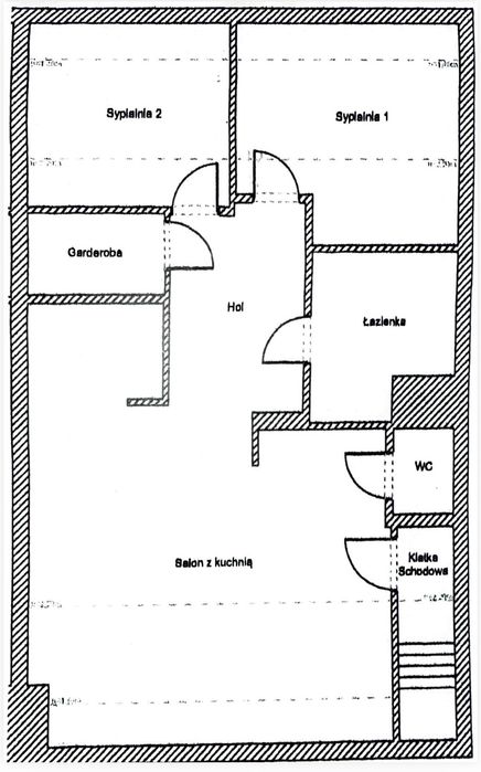 73 m² | 3 pokoje | poddasze | ogrzewanie podłogowe | bez prowizji