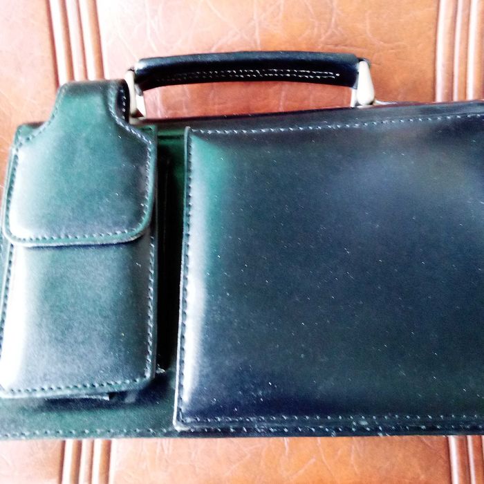 Шкіряна барсетка для діловоЇ людини + подарунок