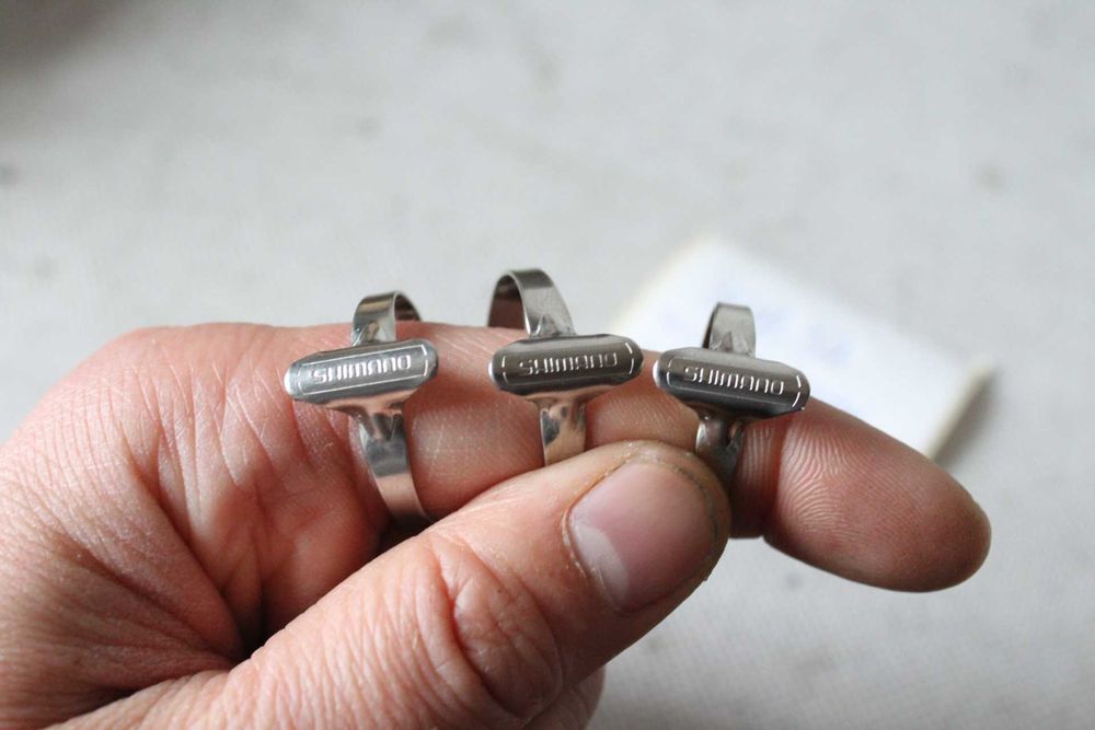 3 obejmy SHIMANO pierścionki pancerza linki hamulca retro 28,6mm 3hb37