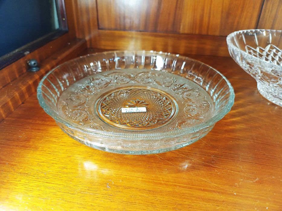 Tarteira Fruteira Prato Bolo Vidro Cristal