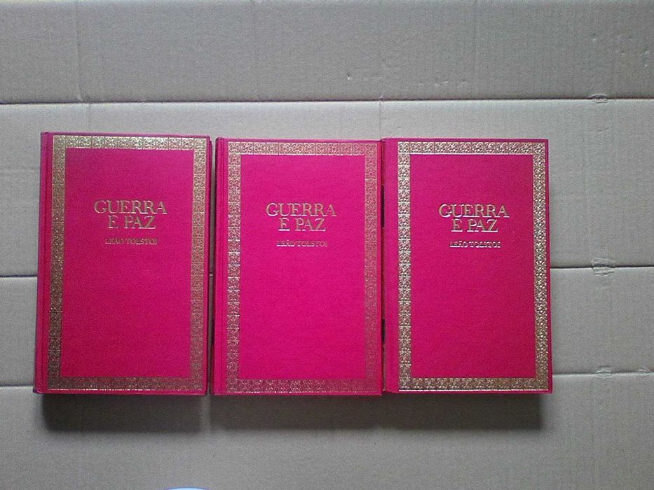 Guerra e Paz - 3 volumes