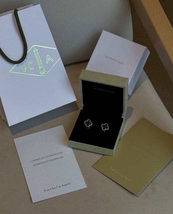 Браслет Van Cleef & Arpels Сережки Ван Кліф Картье