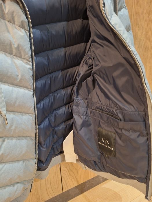 Oryginalna męska puchowa kurtka Armani