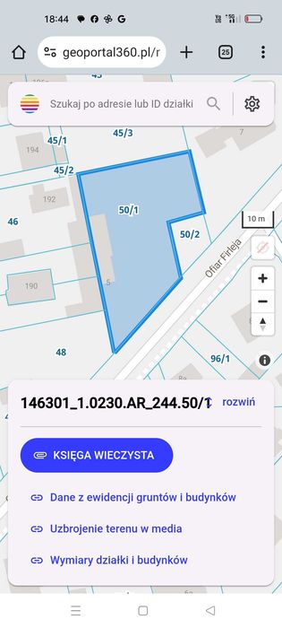 Działka 1384m / Budynki 30m+116m ul. Warszawska /Ofiar Firleja - Widok 2