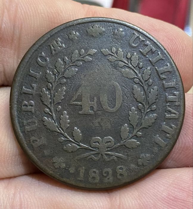 Moeda 160 - 40 Reis D MIGUEL I - 1828