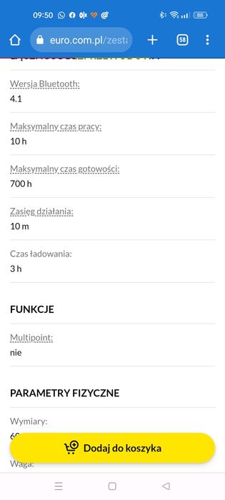 Zestaw głośnomówiący Bluetooth,głośnik do auta
