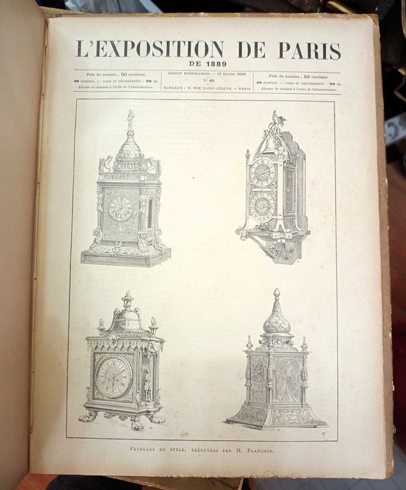 Coleção Completa L´Exposition de Paris 1889