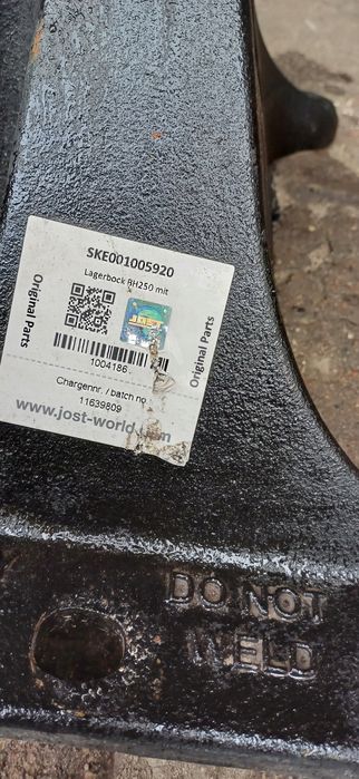 łapa pod siodło łapy siodła Jost 250mm jak nowe 1sztuka oryg