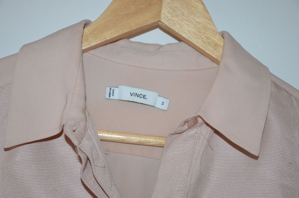 vince. koszula 100% jedwab r. XS silk