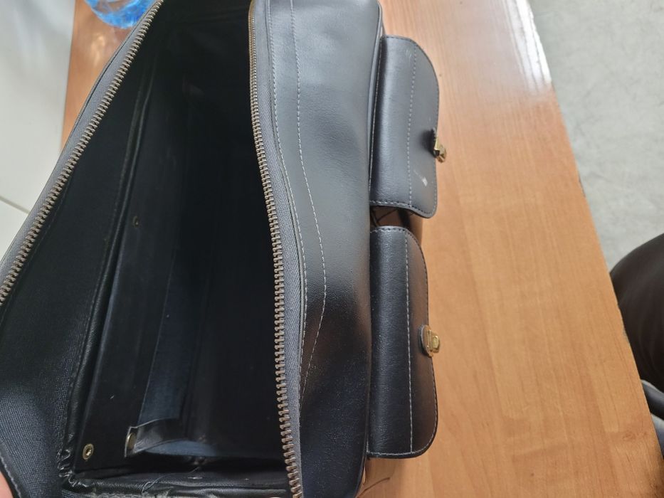 Torba skórzana VINTAGE / PRL