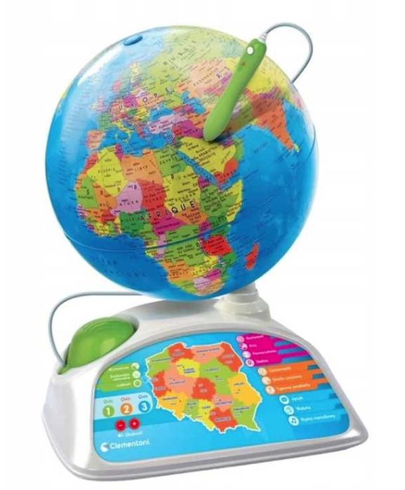 Clementoni Interaktywny Edukacyjny Globus Eduglobus 072963