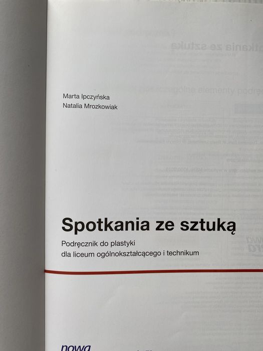 Podręcznik „Spotkania ze sztuką” do plastyki, Nowa Era