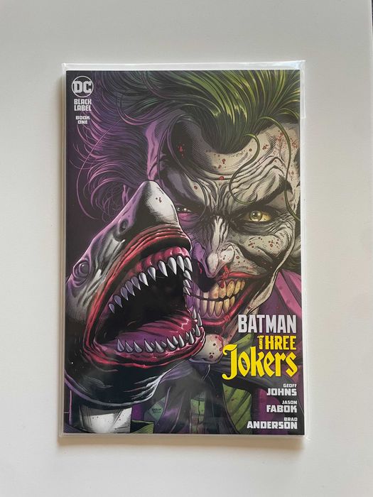 Batman: Three Jokers #1 Jason Fabok Joker Shark Variant Cover (NM)
