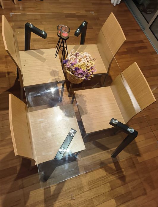 Mesa jantar em vidro JOM ORENSE