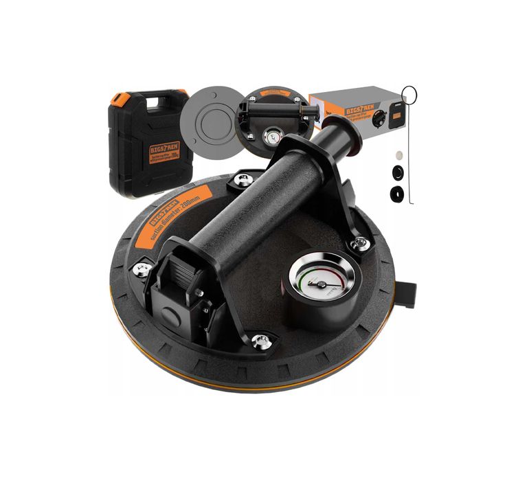 Przyssawka do Płytek Próżniowa Uchwyt do Szyb Glazury z Manometrem 200