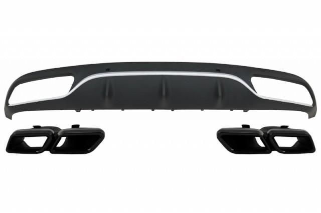 Difusor com Ponteiras Mercedes C C205 A205 (2014 a 2018) Look C63
