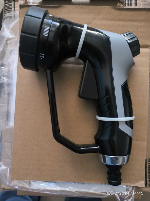 Pistola de rega.Pulverizador com botão frontal e 8 modos,