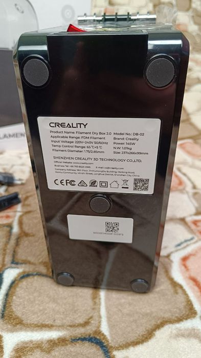 Сушка Creality dry box для пластику філаменту PETG ABS PLA Bambu Lab