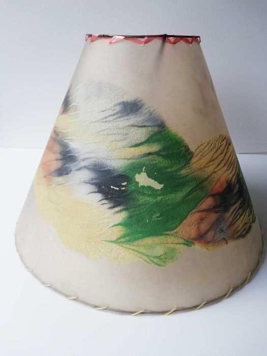 retro abażur do lamy prl 60,70 lata