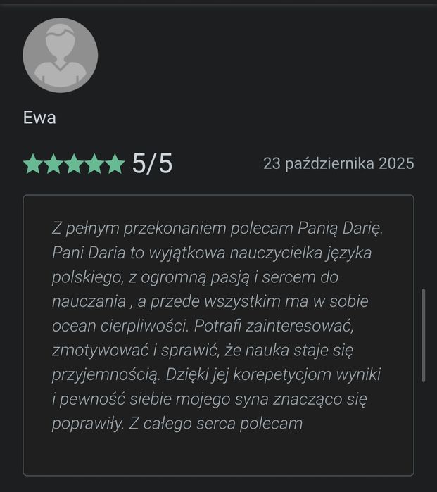 Korepetycje z języka polskiego online
