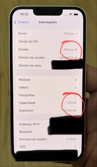 iPhone 14 branco