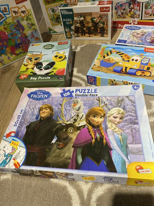 Zestaw puzli dla dzieci od lat 4+