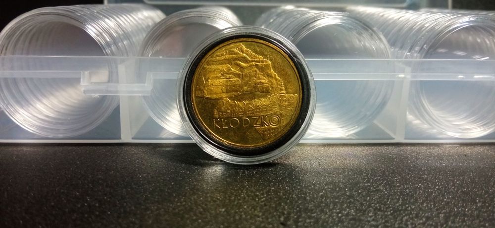 Kapsle na monety 30 mm z regulacją średnicy 100 sztuk