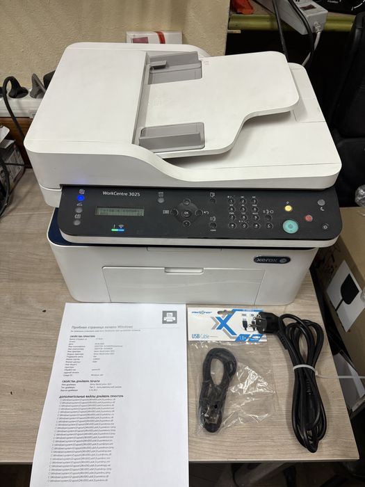 Xerox WorkCentre 3025 БФП з Wi-Fi — прошитий, новий картридж