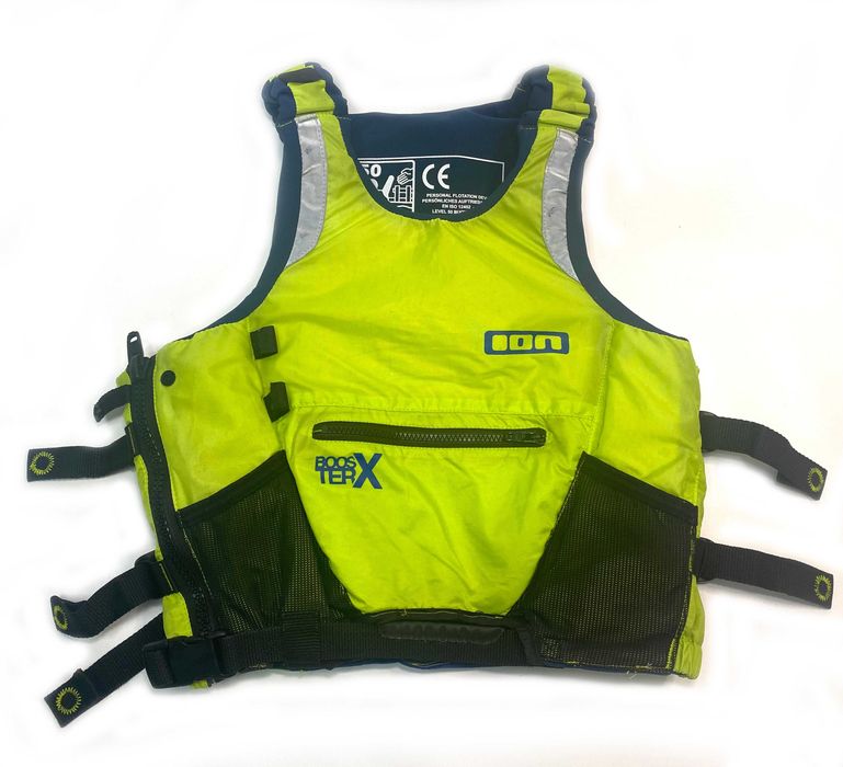 Kamizelka asekuracyjna ION Booster X Vest Side Zip  Rozmiar XS, wake, skuter wodny, SUP, windsurfing, kitesurfing