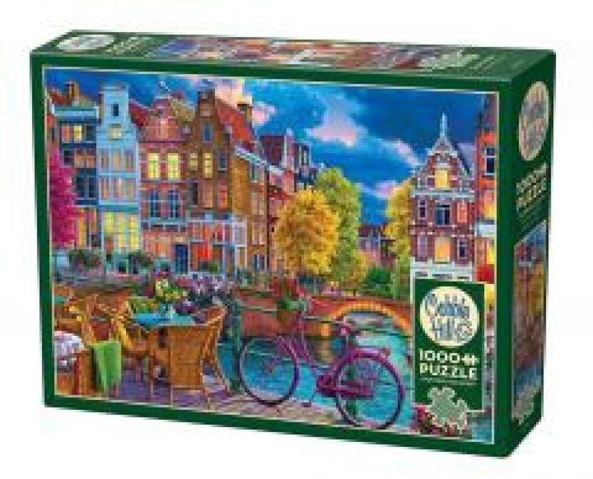 Puzzle 1000 Przytulna ulica G3 pudełko,218x295 mm