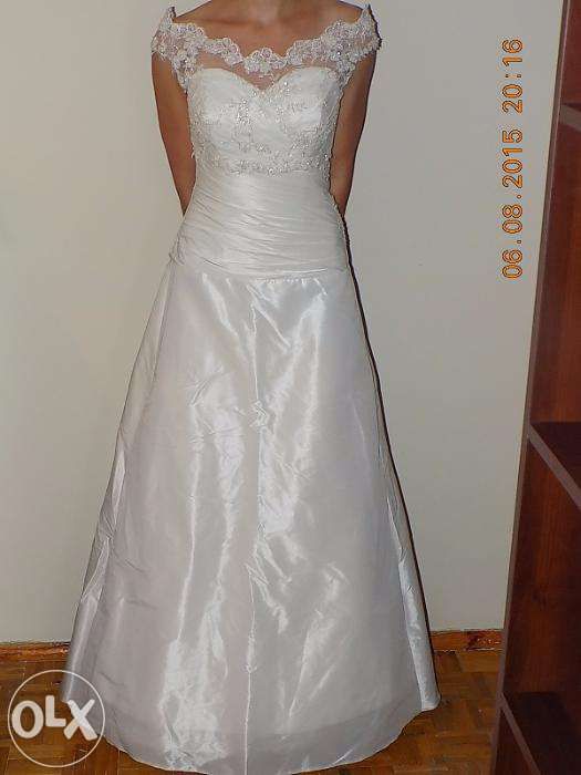 Piękna suknia ślubna rozm. 38