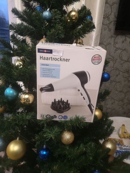 Фен IDEENWELT 2000W з дифузором