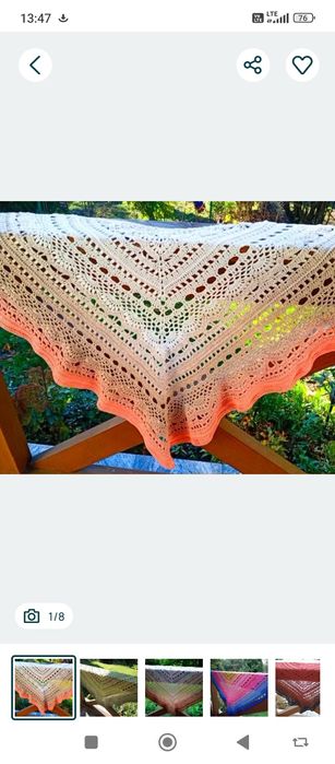 Chusty szydełkowe idealne na prezent