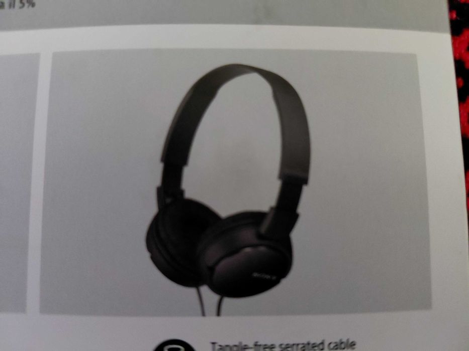 Auscultadores Novos Sony MDR - ZX110 Preto