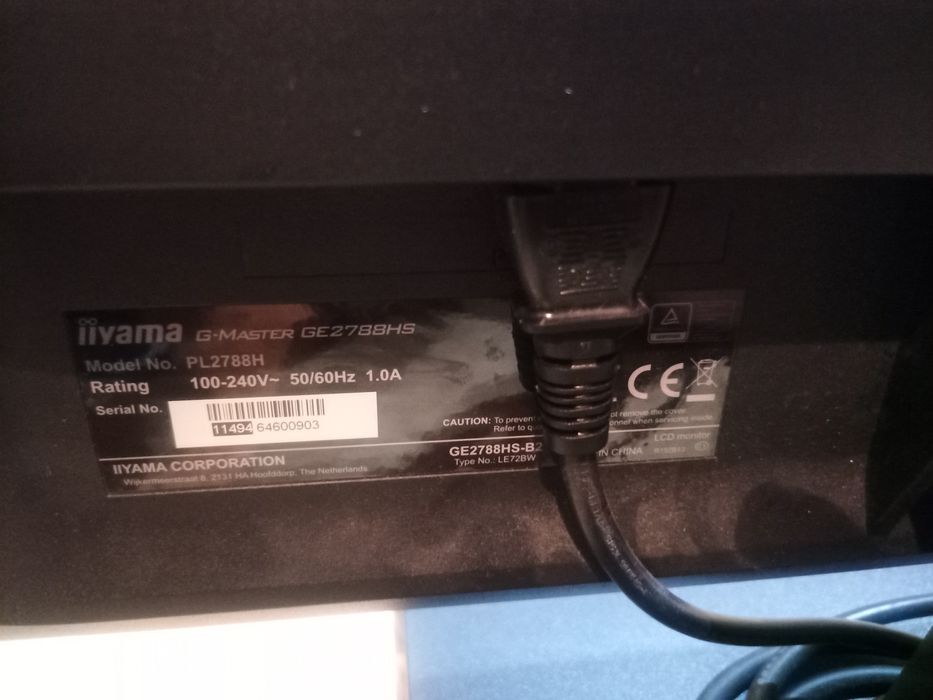 Monitor iiyama G-MASTER GE2788HS