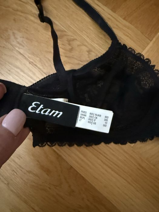 Stanik koronkowy Etam 65D miękki