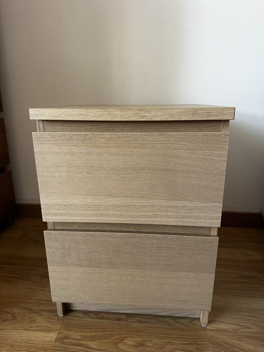Mesa de Cabeceira Malm Ikea Carvalho