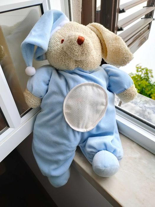 Urso peluche p/guardar fraldas do bébé nas saídas de casa(A 40x27)